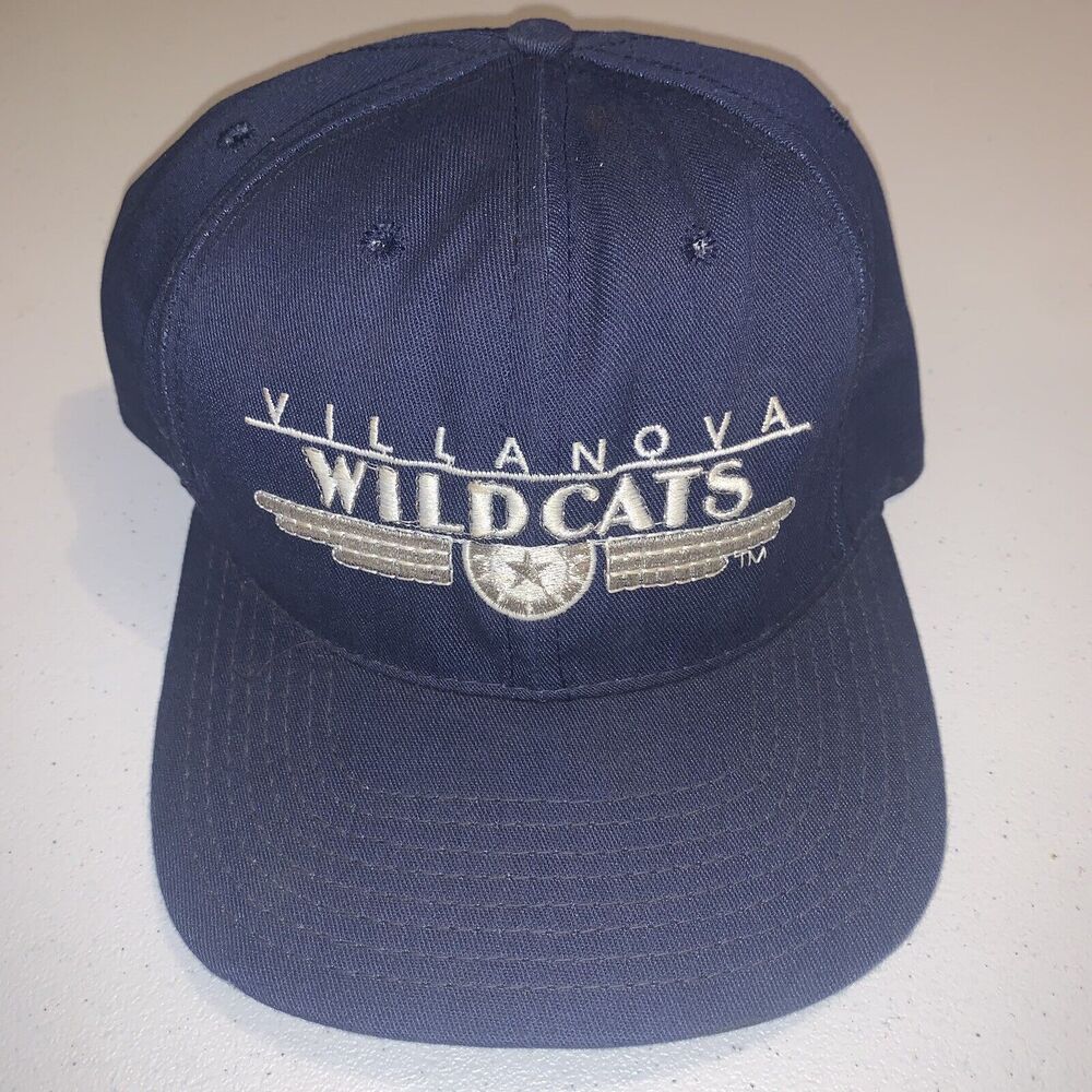 Vintage 80/90s Villanova University Wildcats NCAA Snapback Hat Cap USA
